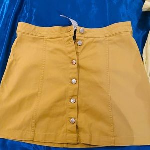 Mustard Color Skirt.